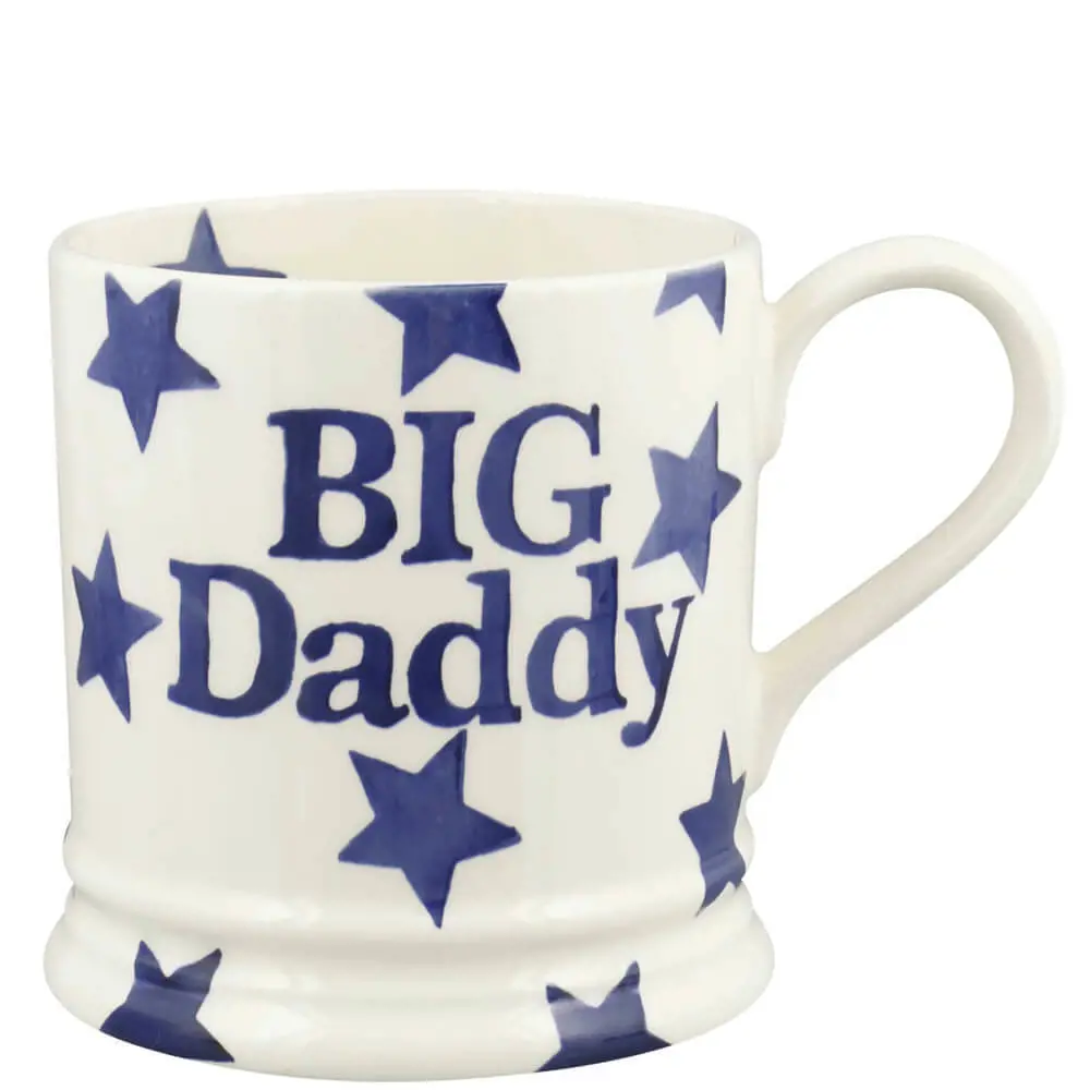 Emma Bridgewater Big Blue Star Big Daddy 1 Pint Mug